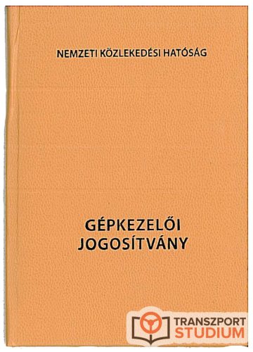 Gépkezelői jogosítvány